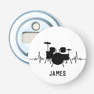 Personalised drummer Bottle Opener
