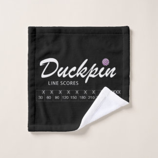 Personalised Duckpin Bowling Ball Towel