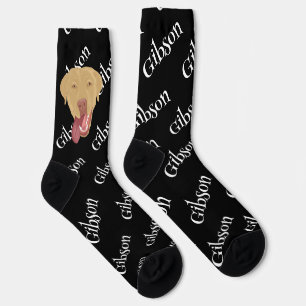 Personalised Dudley Labrador Socks