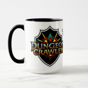 Personalised Dungeon Crawler Colour Logo Mug