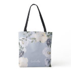 Personalised dusty blue floral mother of the bride