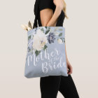 Personalised dusty blue floral mother of the bride