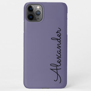 Personalised Dusty Purple Mauve Handwritten BUDGET iPhone 11Pro Max Case