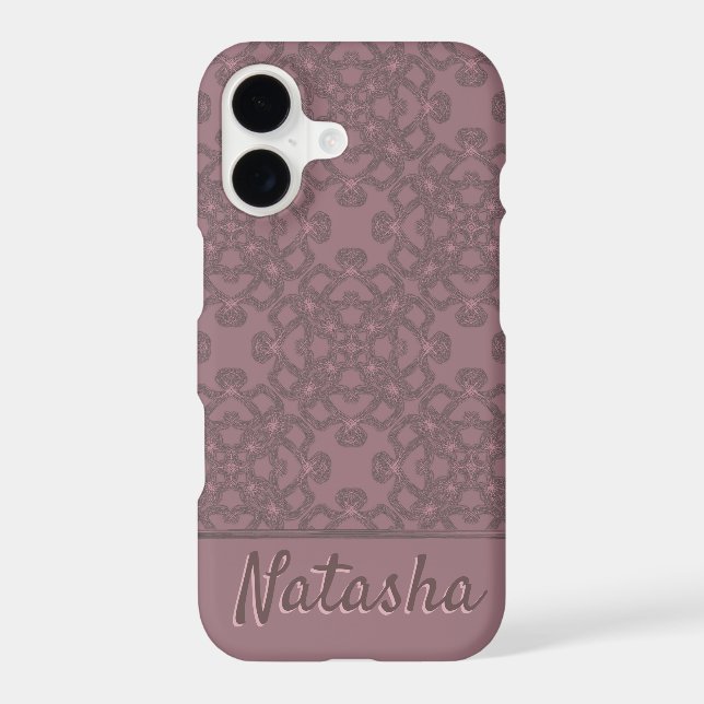 Personalised Dusty Rose Pattern (Back)