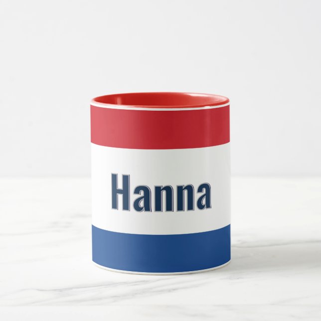 Personalised Dutch Flag Combo  Mug (Center)
