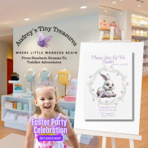 Personalised Easter Bunny Invitation