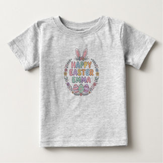 Personalised Easter Bunny Kids Shirt – Custom Name