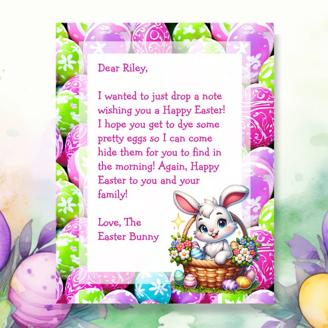 Personalised Easter Bunny Letter for Kids (Creator Uploaded)