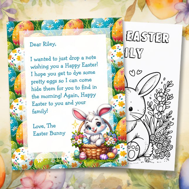 Personalised Easter Bunny Letter for Kids (Creator Uploaded)