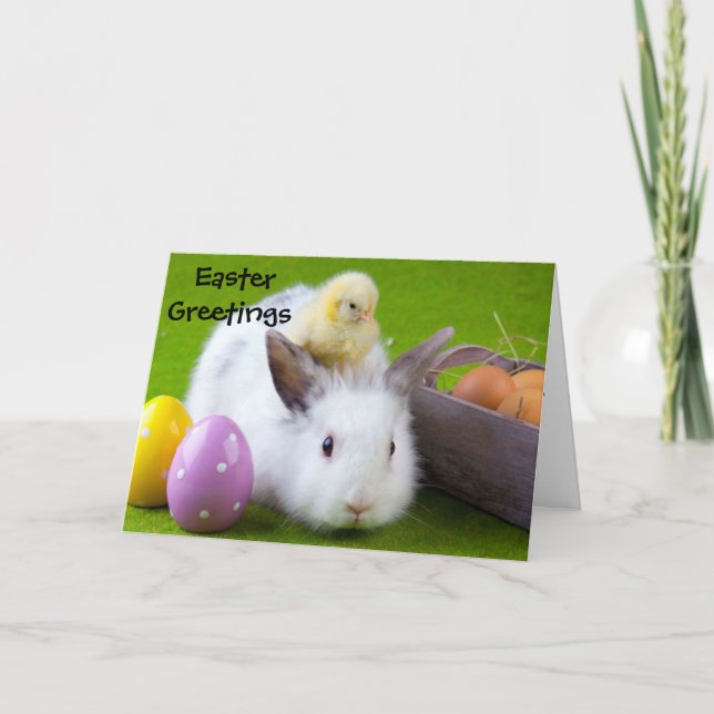 Personalised Easter Card - Cheeky Chick (Front)