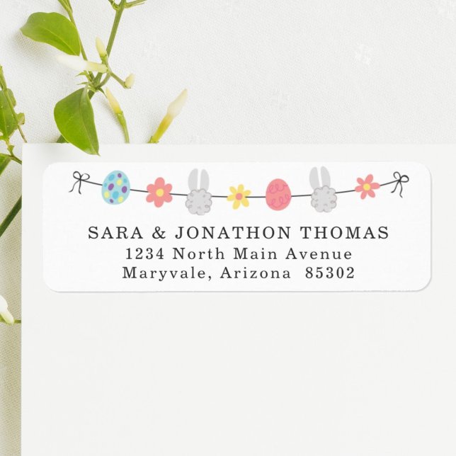 Personalised Easter Card Return Address Labels (Creator Uploaded)