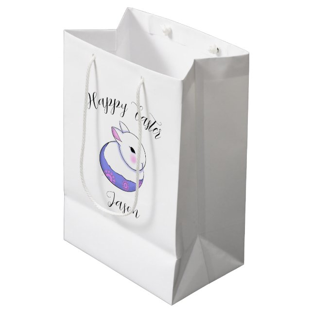 Personalised Easter Gift Bag (Front Angled)