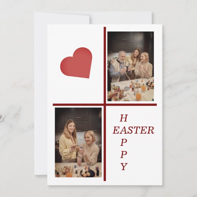 Personalised Easter Greeting Cards – Customise It (Front)