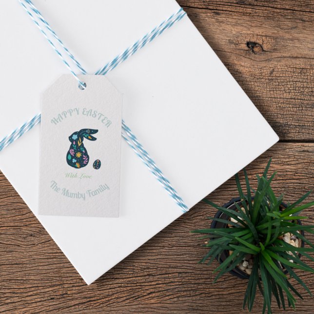 Personalised Easter Holiday Gift Tag (Add personalized gift tag to your beloved)