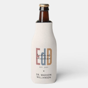Personalised EdD Doctor Of Education Graduation Bottle Cooler