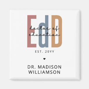 Personalised EdD Doctor Of Education Graduation Magnet