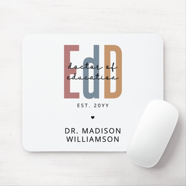 Personalised EdD Doctor Of Education Graduation Mouse Pad (With Mouse)