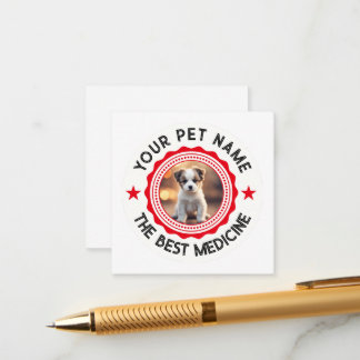 Personalised Editable Pet Lovers Enclosure Card