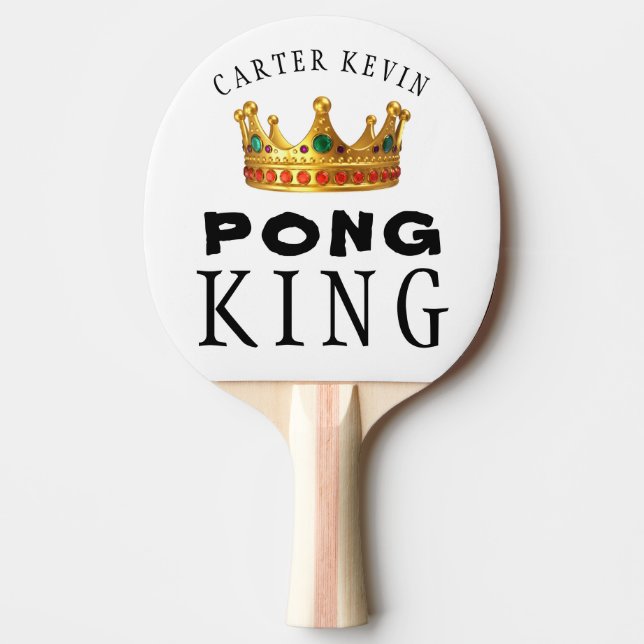 Personalised Editable Ping Pong Paddle (Front)