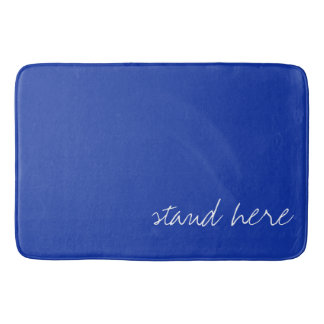 Personalised Egyptian Blue Bath Mat