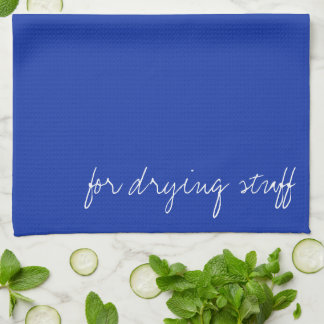 Personalised Egyptian Blue Tea Towel