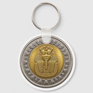 Personalised Egyptian Pharaoh Keychain King Tut