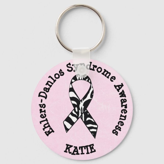 Personalised Ehlers-Danlos syndrome Key Chain (Front)