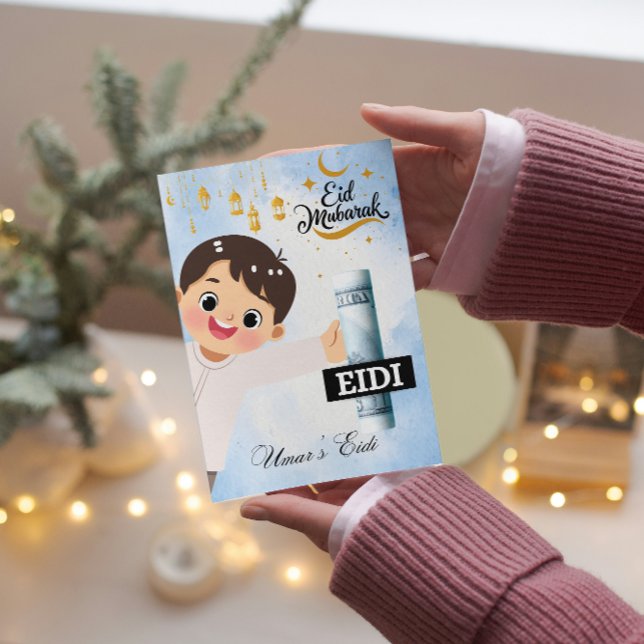 Personalised Eid Mubarak/Eid Greeting For Kids Inv Invitation (Creator Uploaded)