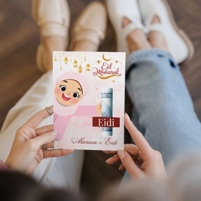 Personalised Eid Mubarak/Eid Greeting For Kids Invitation (Creator Uploaded)