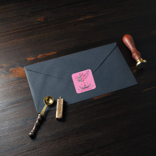 Personalised Eid Saeed Square Sticker