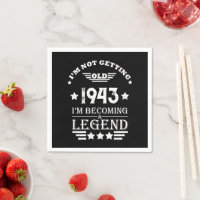 Personalised eighty vintage 80th birthday