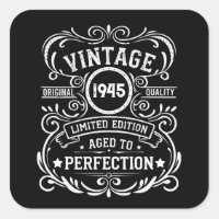Personalised eighty vintage 80th birthday party