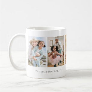 Personalised Elegant 5 Photo Collage Coffee Mug