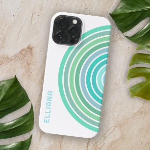 Personalised Elegant Abstract Art Stripes Pattern iPhone 15 Pro Max Case
