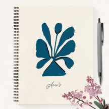 Personalised Elegant Bloom Notebook