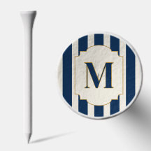 Personalised Elegant Blue Monogram