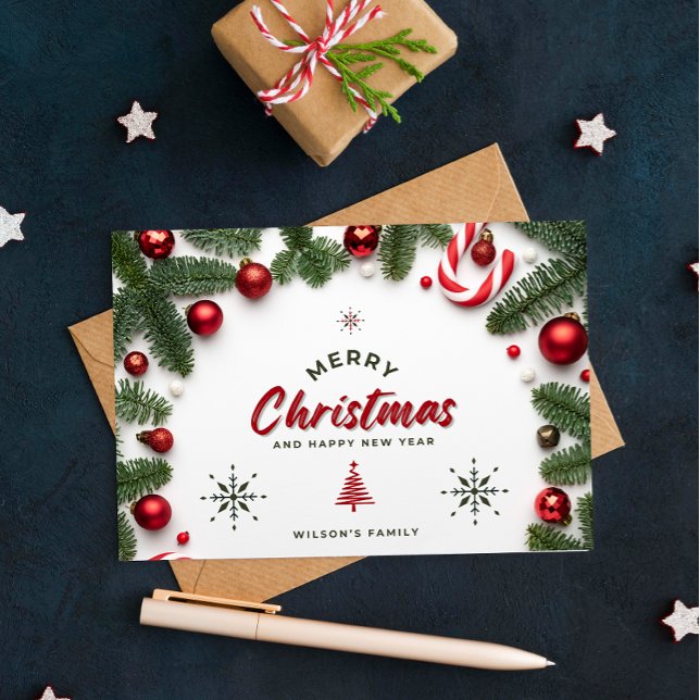 Personalised Elegant Christmas Card (Creator Uploaded)