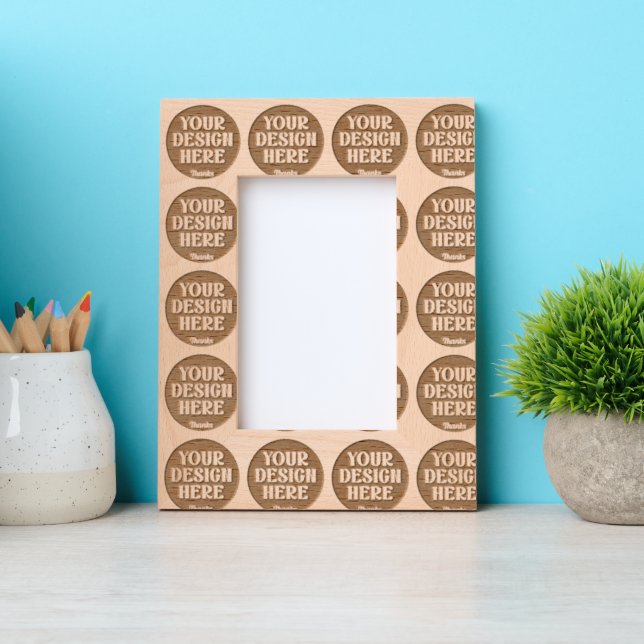 Personalised, Elegant, Classic, Wedding Gifts Etched Frames (Front)