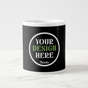 Personalised, Elegant, Classic, Wedding Gifts Large Coffee Mug