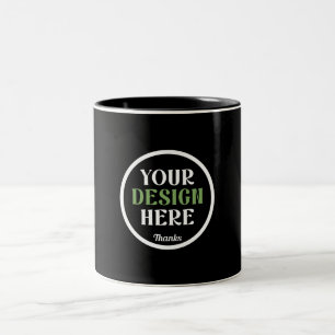 Personalised, Elegant, Classic, Wedding Gifts Two-Tone Coffee Mug