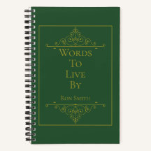 Personalised Elegant Journal for Quotes