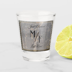 Personalised Elegant Marble Shot Glass