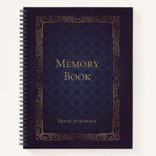 Personalised Elegant Memory Book Notebook