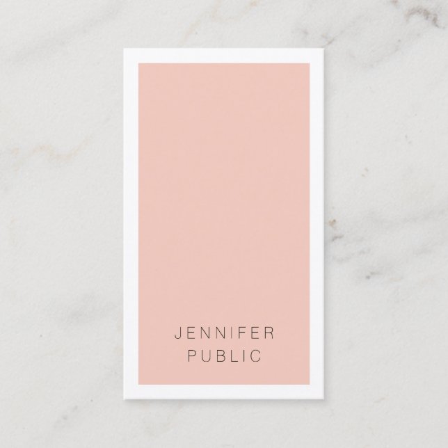 Personalised Elegant Minimalist Modern Simple Business Card (Front)
