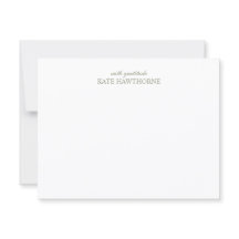 Personalised Elegant Minimalist Sage Green Gingham
