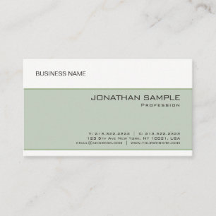 Personalised Elegant Modern Minimalist Template Business Card