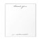 Personalised Elegant Modern Script Thank You