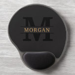 Personalised Elegant Monogram and Name Gel Mouse Pad<br><div class="desc">Add a touch of elegance to your daily essentials with this personalised monogram and name product. Featuring a refined design and customisable details, it combines sophistication and functionality. Whether for personal use or as a thoughtful gift, this item showcases a stylish monogram and your chosen name, making it uniquely yours....</div>
