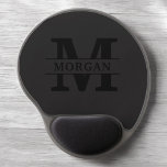 Personalised Elegant Monogram and Name Gel Mouse Pad<br><div class="desc">Add a touch of elegance to your daily essentials with this personalised monogram and name product. Featuring a refined design and customisable details, it combines sophistication and functionality. Whether for personal use or as a thoughtful gift, this item showcases a stylish monogram and your chosen name, making it uniquely yours....</div>