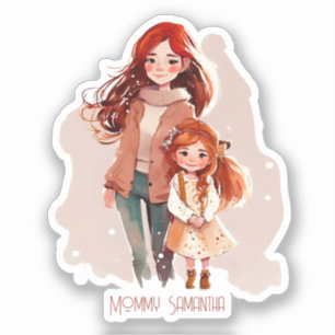 Personalised Elegant Mother and Daughter